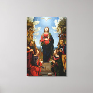 GLORY TO THE IMMACULATE CONCEPTION   CANVAS PRINT