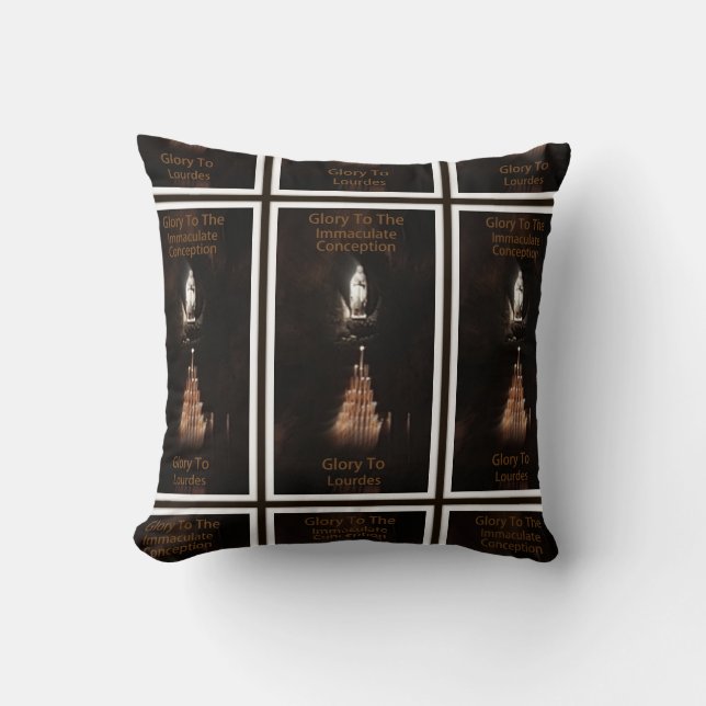 Glory To The Immaculate Conception Cushion (Front)
