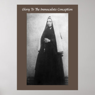 GLORY TO THE IMMACULATE CONCEPTION POSTER