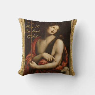 glory to the lamb of god cushion