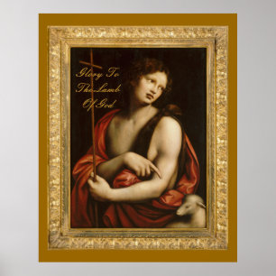 glory to the lamb of god (large 40x50) poster