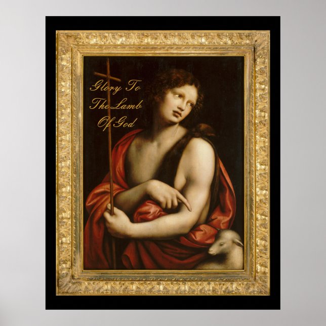 glory to the lamb of god (large 40x50) poster (Front)