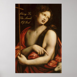GLORY TO THE LAMB OF GOD POSTER