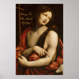 GLORY TO THE LAMB OF GOD POSTER