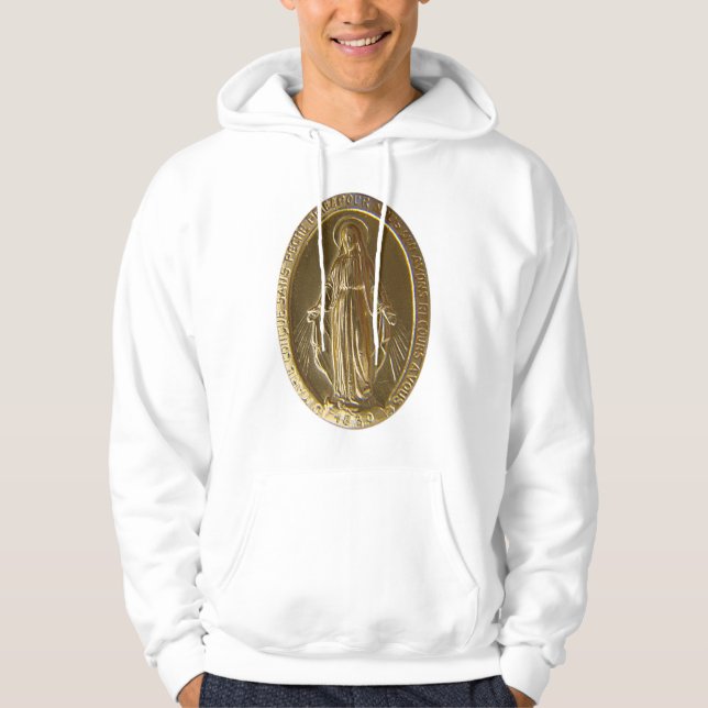 Glory To The Miraculous Medal Hoodie (Front)
