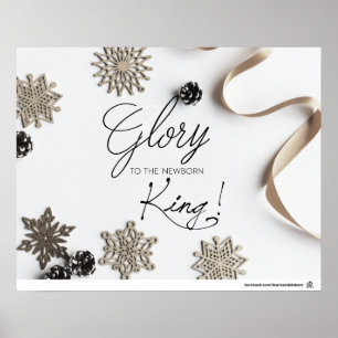 Glory to the newborn King! Poster