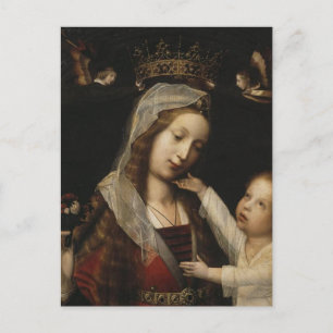 GLORY TO THE QUEEN OF HEAVEN POSTCARD