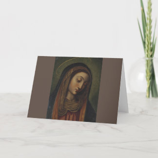 glory to the queen of heaven throw pillow holiday card