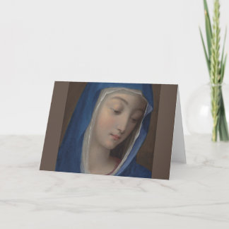 glory to the queen of heaven throw pillow holiday card