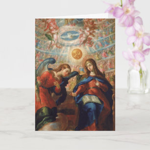 Glory To The Virgin Mary Card