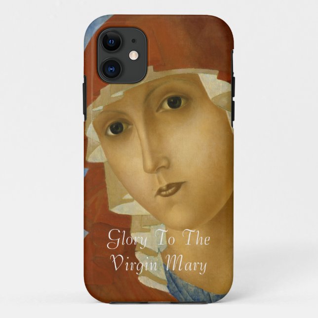 GLORY TO THE VIRGIN MARY Case-Mate iPhone CASE (Back)