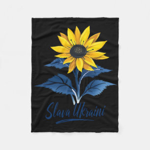 Glory To Ukraine  Fleece Blanket