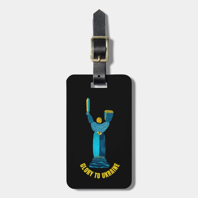 Glory To Ukraine Motherland Monument  Luggage Tag (Front Vertical)