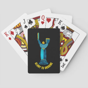 Glory To Ukraine Motherland Monument Playing Cards