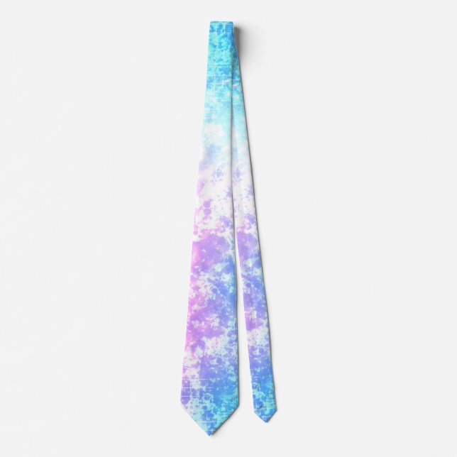 Glossy abstract tie (Front)