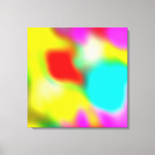 Glossy Acrylic Painting  Canvas Print