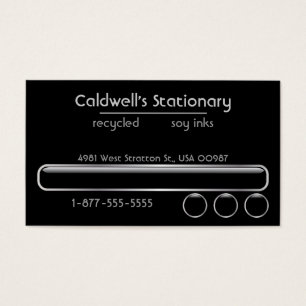 Glossy Bars and Buttons - Onyx