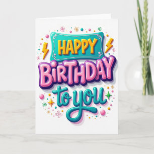 Glossy Birthday Card