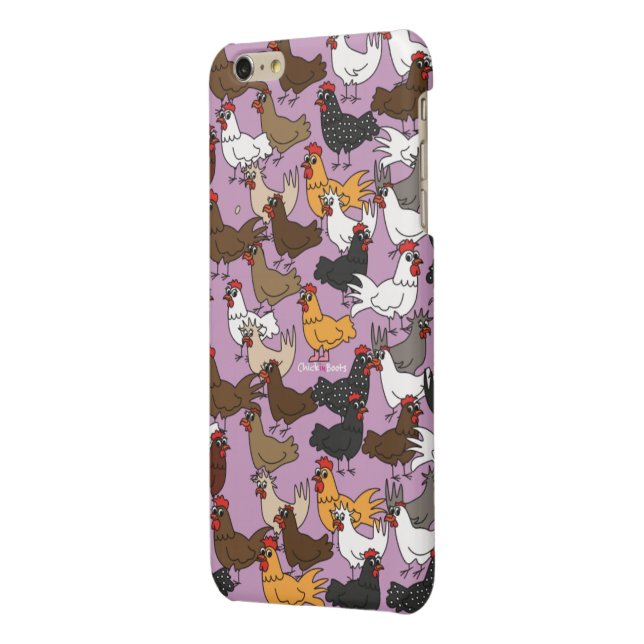 Glossy Cell Phone Case/Cover - Purple iPhone Case (Back Left)