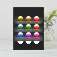 Glossy Colourful Sphere Icons Abstract Balls 