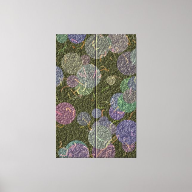 Glossy Embroidery Design  Canvas Print (Front)