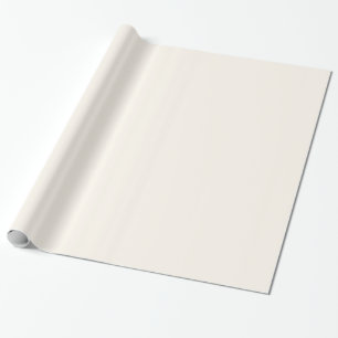 Glossy Floral White Wrapping Paper