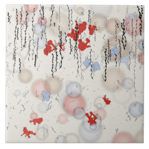 Glossy Geometric pattern  Tile