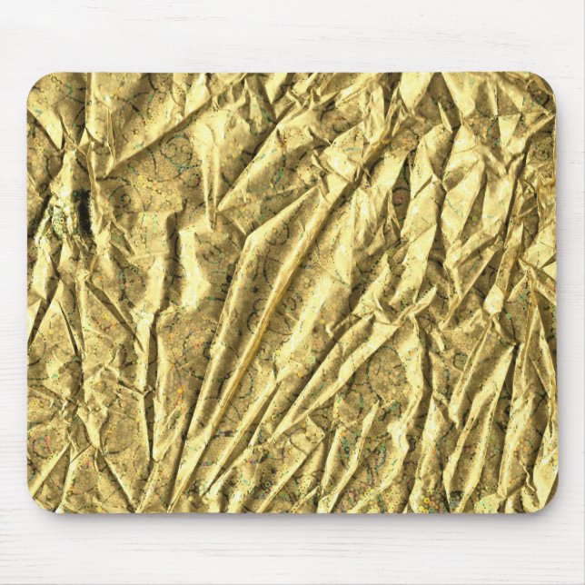 Glossy gold foil mouse mat (Front)