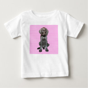 Glossy Grizzly Puppy Girl Baby T-Shirt