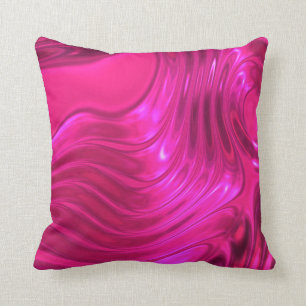 Glossy Hollywood Cerise Super Pink Cushion