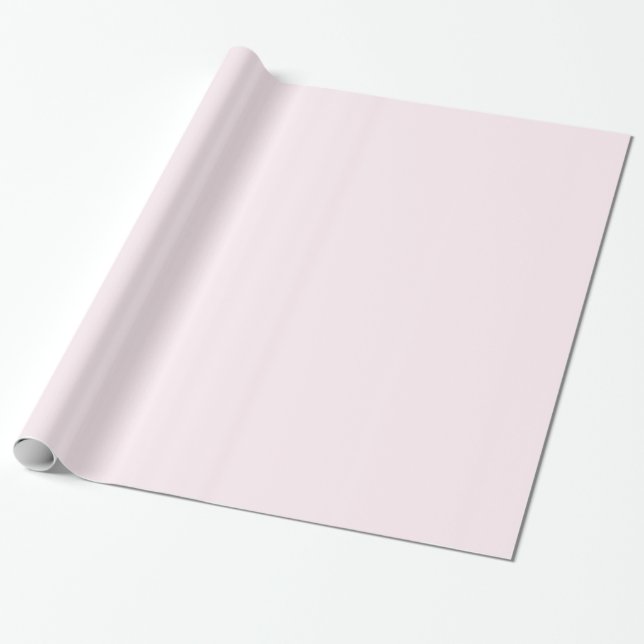 Glossy Lavender Blush Wrapping Paper (Unrolled)
