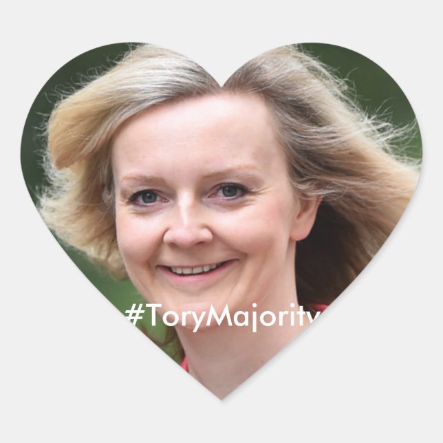 Glossy Liz Truss Stickers (Front)
