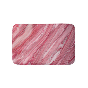 Glossy Nail Polish: Textured Background Bath Mat
