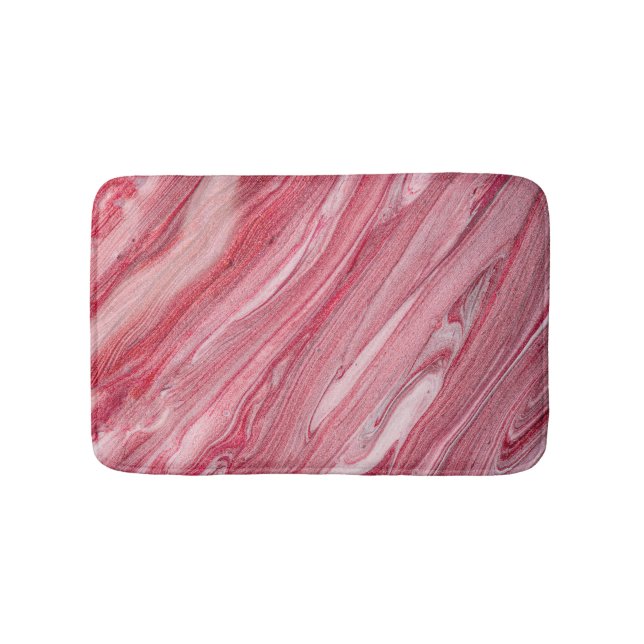 Glossy Nail Polish: Textured Background Bath Mat (Front)