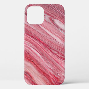Glossy Nail Polish: Textured Background iPhone 12 Case