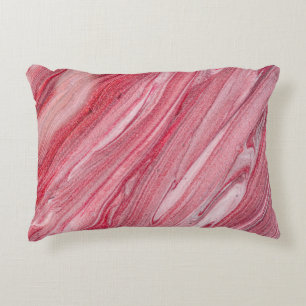 Glossy Nail Polish: Textured Background Decorative Cushion