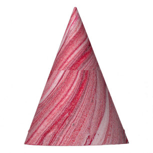 Glossy Nail Polish: Textured Background Party Hat