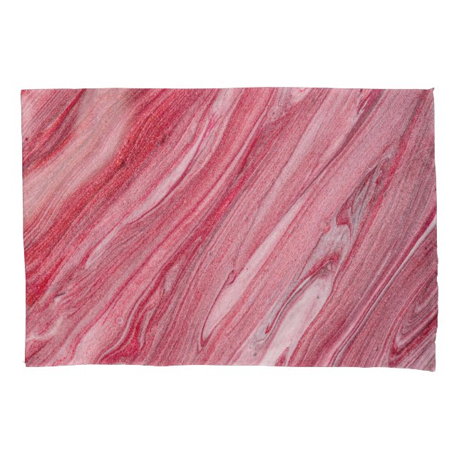 Glossy Nail Polish: Textured Background Pillowcase (Front)