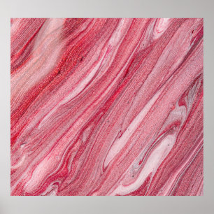 Glossy Nail Polish: Textured Background Poster