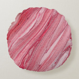 Glossy Nail Polish: Textured Background Round Cushion