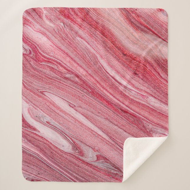 Glossy Nail Polish: Textured Background Sherpa Blanket (Front)