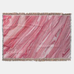 Glossy Nail Polish: Textured Background Throw Blanket