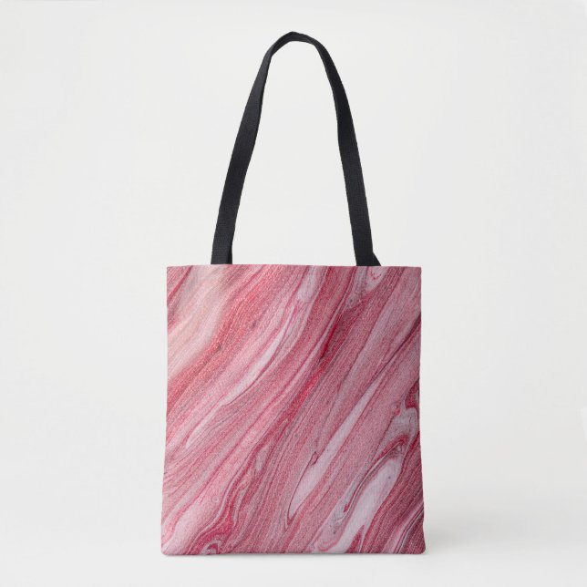 Glossy Nail Polish: Textured Background Tote Bag (Front)