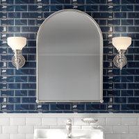 Glossy Navy Blue Subway Tile