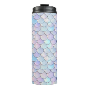 Glossy Pastel Purple Scale Thermal Tumbler