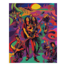 Glossy Poster, Rock Band