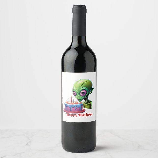 Glossy Poster Wine Label (Front)