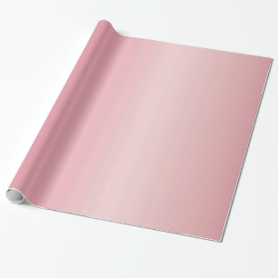 Glossy Rose Gold Glam Elegant Template Gift Wrapping Paper