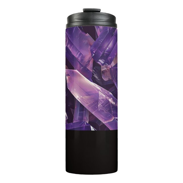 Glossy White Custom Thermal Tumbler (Front)