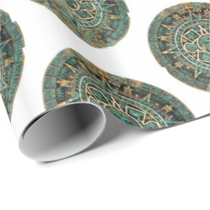 Glossy Wrapping Paper, Aztec Wrapping Paper